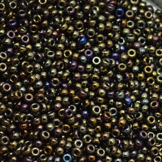 Miyuki Seed Beads 11/0 - mb11-0458 - Metallic Brown Iris 10g