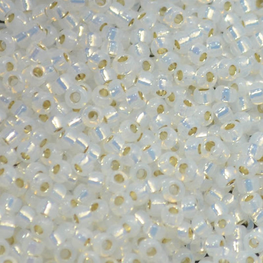 Miyuki Seed Beads 11/0 - mb11-0551 - Silver Lined White Opal 10g