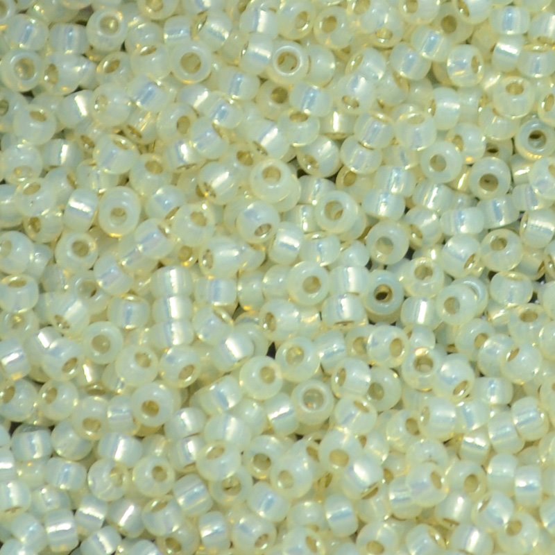 Miyuki Seed Beads 11/0 - mb11-0577 - Dyed Butter Cream Silver Lined Alabaster 10