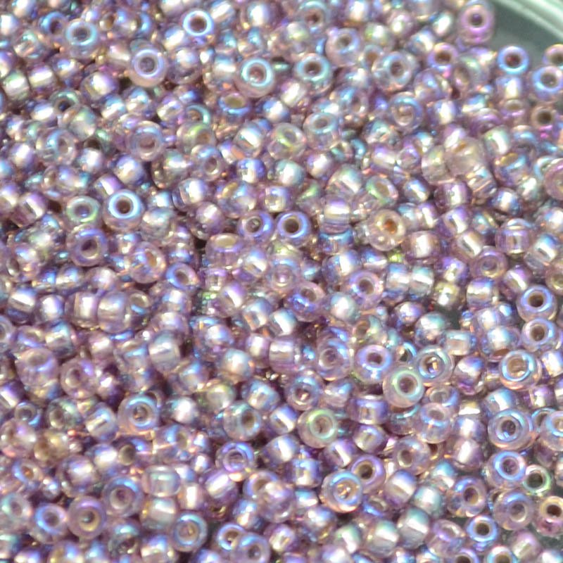 Miyuki Seed Beads 11/0 - mb11-1012 - Silver Lined Smoky Amethyst AB 10g