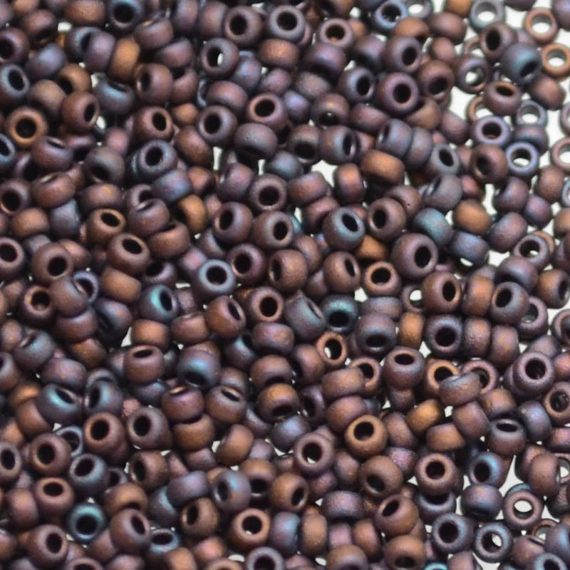 Miyuki Seed Beads 11/0 - mb11-2005 - Matte Metallic Dark Raspberry Iris 22g