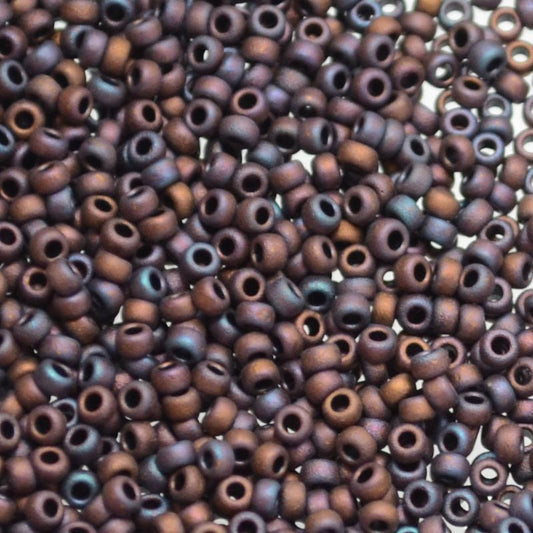 Miyuki Seed Beads 11/0 - mb11-2005 - Matte Metallic Dark Raspberry Iris 22g