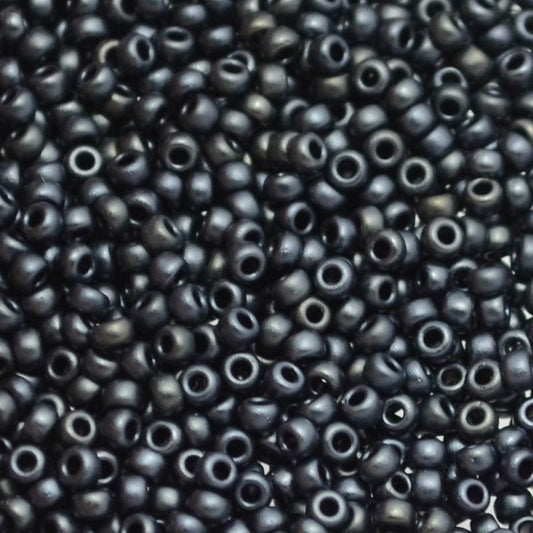 Miyuki Seed Beads 11/0 - mb11-2010 - Matte Metallic Charcoal 10g
