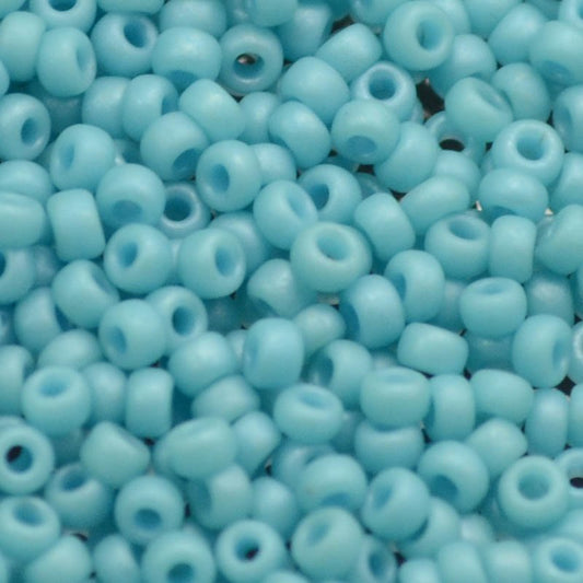 Miyuki Seed Beads 11/0 - mb11-2029 - Matte Opaque Turquoise Blue Lustre 10g