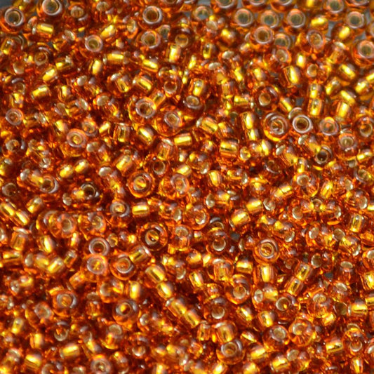 Miyuki Seed Beads 11/0 - mb11-2422 - Silver Lined Topaz 10g