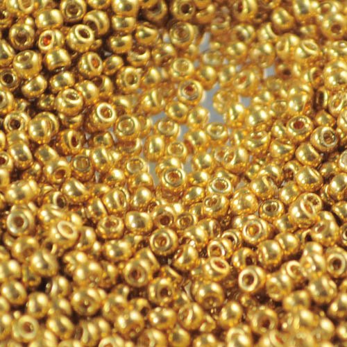 Miyuki Seed Beads 11/0 - mb11-4202 - Galvanized Gold [Duracoat] 10g