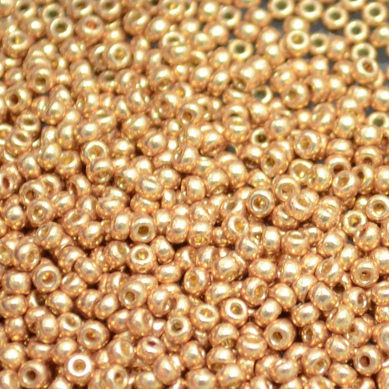Miyuki Seed Beads 11/0 - mb11-4204 - Galvanized Champagne [Duracoat] 22g