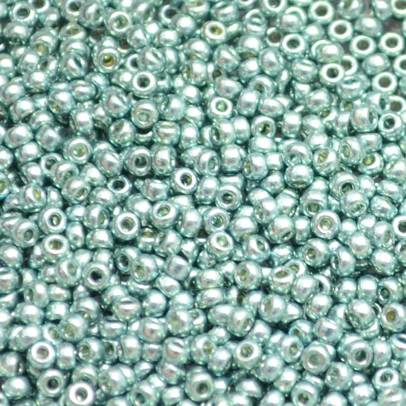 Miyuki Seed Beads 11/0 - mb11-4216 - Galvanized Dark Seafoam [Duracoat] 10g