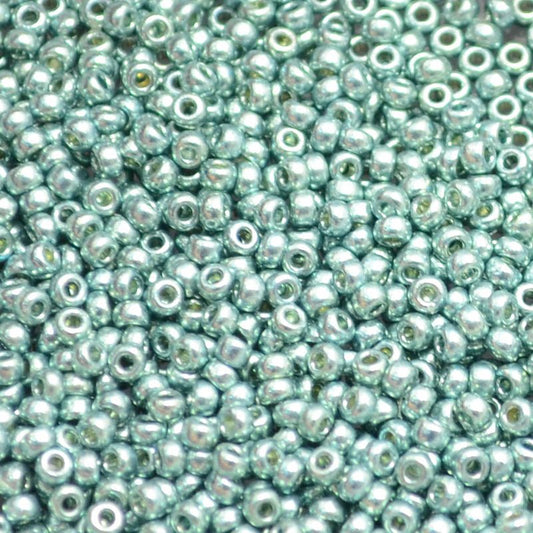 Miyuki Seed Beads 11/0 - mb11-4216 - Galvanized Dark Seafoam [Duracoat] 10g