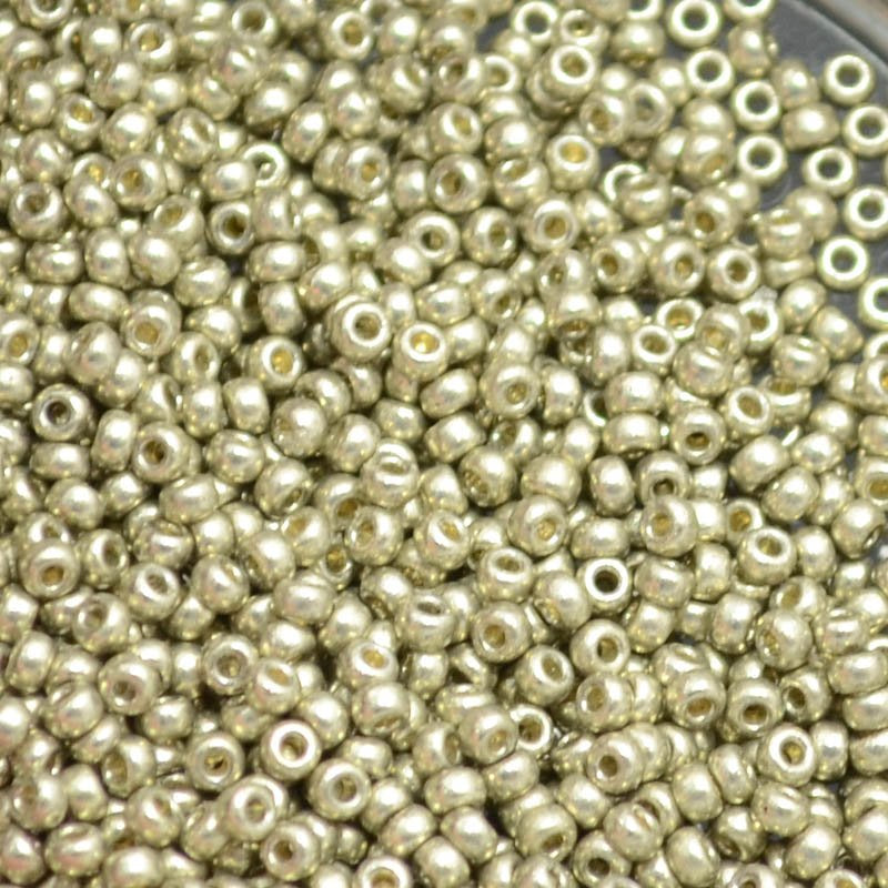Miyuki Seed Beads 11/0 - mb11-4221 - Galvanized Light Pewter [Duracoat] 10g