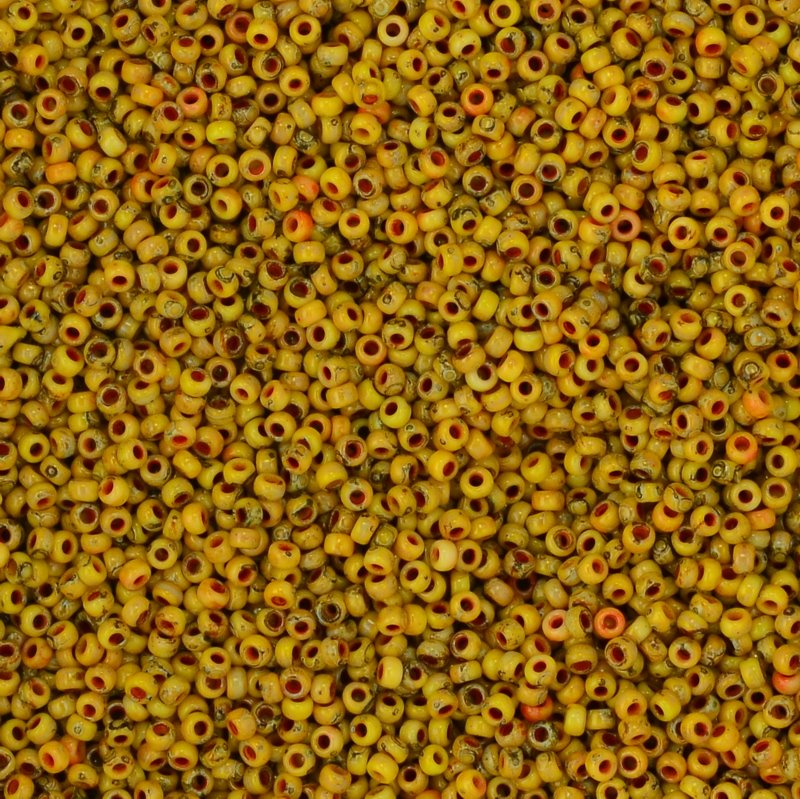 Miyuki Seed Beads 11/0 - mb11-4512 - Yellow Picasso 10g