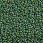 Miyuki Seed Beads 11/0 - mb11-4699 - Frosted Glazed/Rainbow Green Pine Matte AB