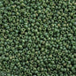 Miyuki Seed Beads 11/0 - mb11-4700 - Frosted Glazed/Rainbow Green Emerald Matte