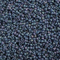 Miyuki Seed Beads 11/0 - mb11-4703 - Frosted Glazed/Rainbow Navy Blue Matte AB 1