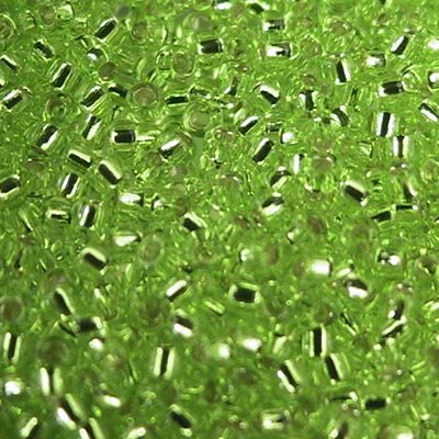 Miyuki Seed Beads 15/0 mb15-0014 - Silver Lined Chartreuse