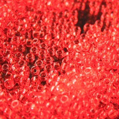Miyuki Seed Beads 15/0 mb15-0140 - Transparent Red Orange