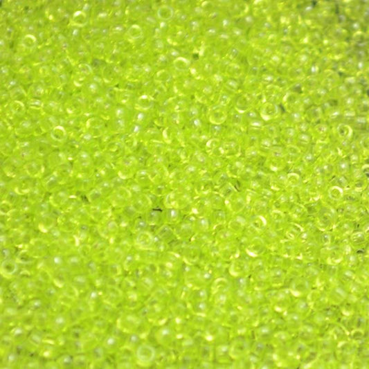 Miyuki Seed Beads 15/0 mb15-0143 - Transparent Chartreuse