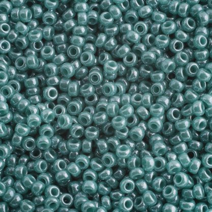Miyuki Seed Beads 15/0 mb15-0435 - Opaque Turquoise Green Luster