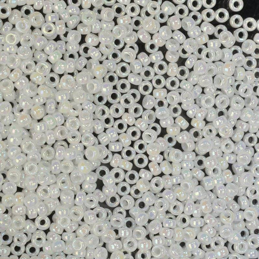 Miyuki Seed Beads 15/0 mb15-0471 - White Pearl AB
