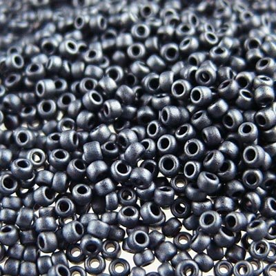 Miyuki Seed Beads 15/0 mb15-2001 - Matte Gunmetal