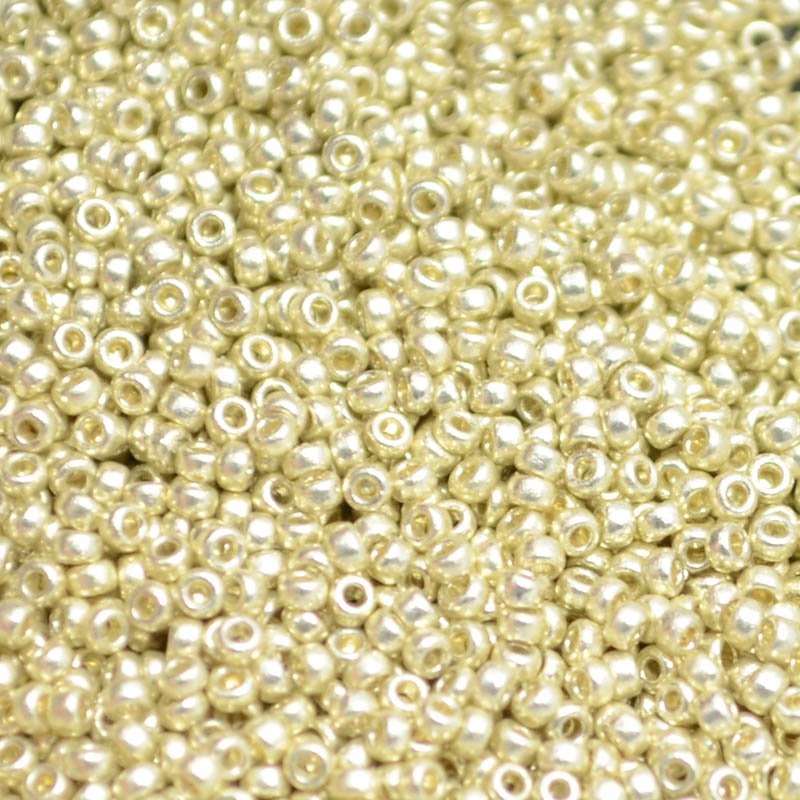 Miyuki Seed Beads 15/0 mb15-4201 - Galvanized Silver [Duracoat]