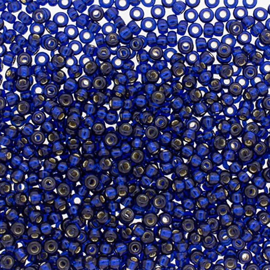 Miyuki Seed Beads 15/0 mb15-4281 - Silver Lined Navy Blue [Duracoat]