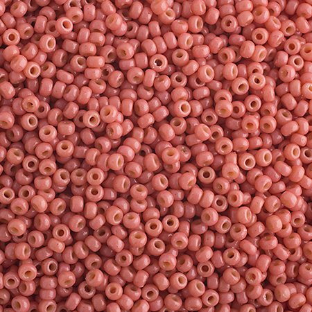 Miyuki Seed Beads 15/0 mb15-4464 - Dark Salmon Pink Opaque [Duracoat]