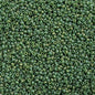 Miyuki Seed Beads 15/0 mb15-4699 - Frosted Glazed/Rainbow Green Pine Matte AB
