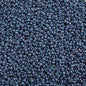 Miyuki Seed Beads 15/0 mb15-4703 - Frosted Glazed/Rainbow Navy Blue Matte AB