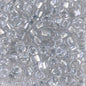 Miyuki Triangles - 5/0 - Sparkle Silver Grey Lined Crystal