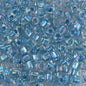 Miyuki Triangles - 5/0 - Sparkle Light Blue Lined Crystal AB