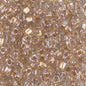 Miyuki Triangles - 5/0 - Sparkle Honey Beige Lined Crystal
