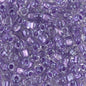 Miyuki Triangles - 5/0 - Sparkle Purple Lined Crystal