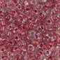 Miyuki Triangles - 5/0 - Sparkle Cranberry Lined Crystal