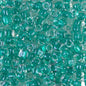 Miyuki Triangles - 5/0 - Sparkle Dark Aqua Green Lined Crystal
