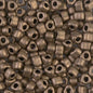 Miyuki Triangles - 5/0 - Matte Metallic Dark Bronze
