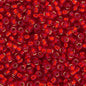 Miyuki Seed Beads 6/0 mb6-0010 - Silver Lined Flame Red