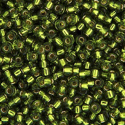 Miyuki Seed Beads 6/0 mb6-0026 - Silver Lined Olive