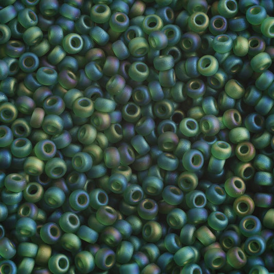 Miyuki Seed Beads 6/0 mb6-0146FR - Frost Green Rainbow