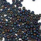 Miyuki Seed Beads 6/0 mb6-0401FR - Matte Black Grey AB