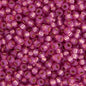 Miyuki Seed Beads 6/0 mb6-0645 - Silver Lined Dark Rose Alabaster [Dyed]
