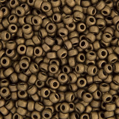 Miyuki Seed Beads 6/0 mb6-2006 - Matte Metallic Dark Bronze