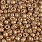 Miyuki Seed Beads 6/0 mb6-4204f - Duracoat Matte Galvanized Gold