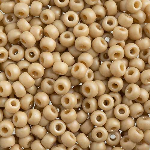 Miyuki Seed Beads 6/0 mb6-4691 - Frosted Glazed/Rainbow Pearl Matte AB