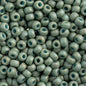 Miyuki Seed Beads 6/0 mb6-4701 - Frosted Glazed/Rainbow Green Mint Matte AB