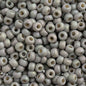 Miyuki Seed Beads 6/0 mb6-4705 - Frosted Glazed/Rainbow Grey Matte AB