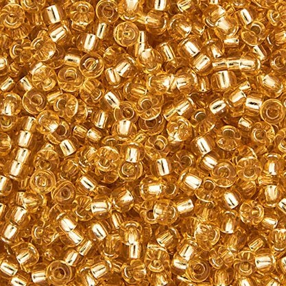 Miyuki Seed Beads 8/0 mb8-0003 - Silver Lined Gold