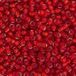 Miyuki Seed Beads 8/0 mb8-0010 - Silver Lined Flame Red