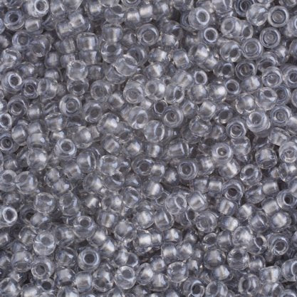 Miyuki Seed Beads 8/0 mb8-0242 - Sparkling Pewter Lined Crystal