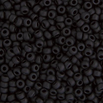 Miyuki Seed Beads 8/0 mb8-0401F - Matte Black